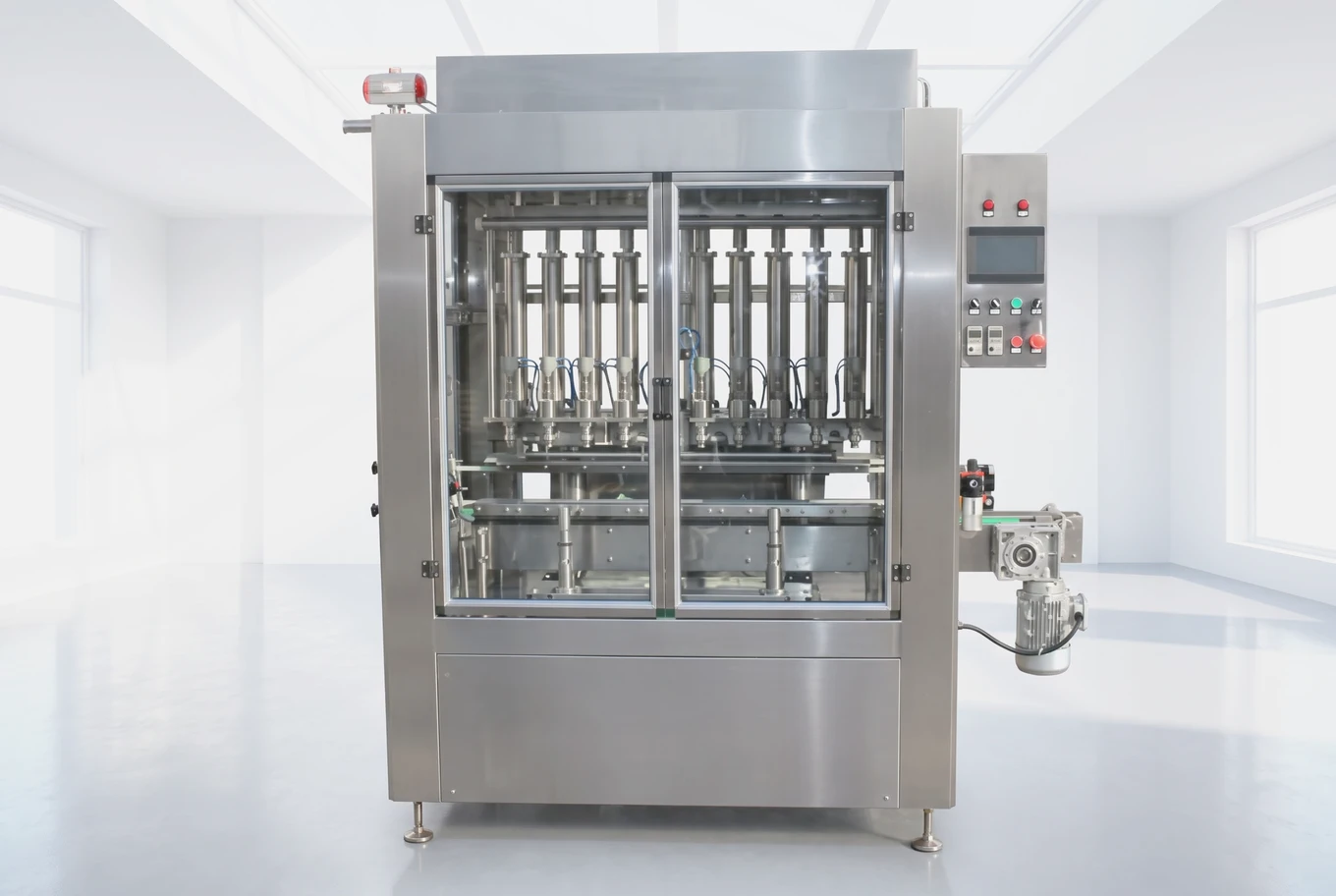 Viscous liquid filling machine